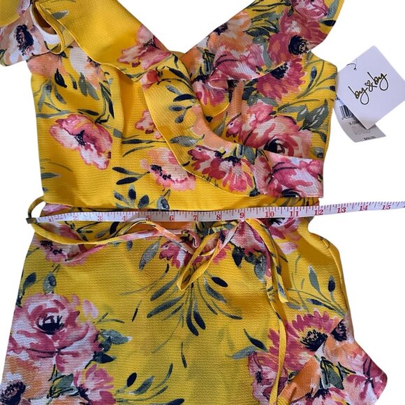 NWT By & By Floral Sleeveless High-Low Maxi - Picture 5 of 6